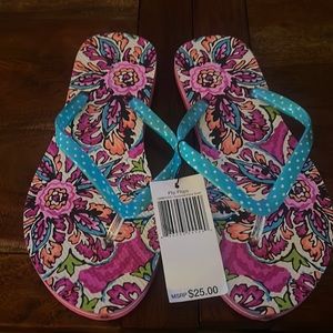 Vera Bradley thong sandals